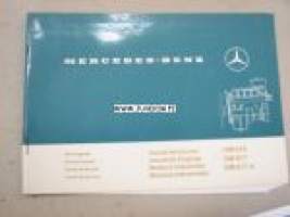 Mercedes-Benz Motor TYP OM 616, OM 617, OM617 A Industriemotoren Wartungsheft -teollisuusmoottorit huoltovihko