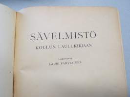 Sävelmistö koulun laulukirjaan 1936