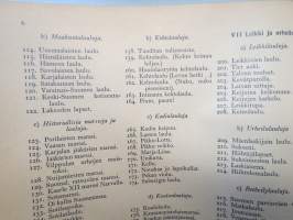 Sävelmistö koulun laulukirjaan 1936