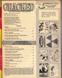 Cracked 12/1978. The World&#039;s Humorest Funny Magazine. MADin kova kilpakumppani Jenkeissä aikoinaan.