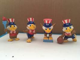 Figuuri Sam the Eagle maskotti, LA Olympialaiset 1984 8 kpl