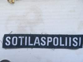 Hihamerkki, kangasmerkki - Sotilaspoliisi