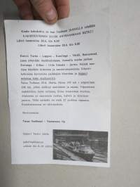 Vesibussi &quot;Jaana&quot; Ahvenanmaan retki -esite
