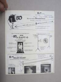 BD 107 inch Wide Seamless Background paper for Display and Photography -värikartta / esite