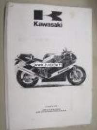 Kawasaki ZXR400 moottoripyörä -käyttöohjekirja 