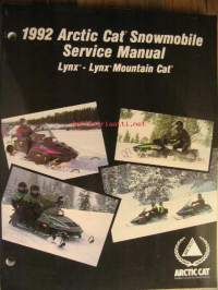 Arctic Cat 1992 Snowmobile Lynx - Lynx Mountain Cat service manual moottorikelkka korjaamokäsikirja