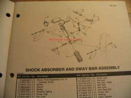 Arctic Cat 1995 Snowmobile ZR 440 Illustrated parts manual varaosaluettelo