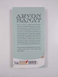 Arvon sanat : spekulointia talouskäsitteillä