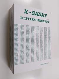 X-sanat : ristikkosanasto