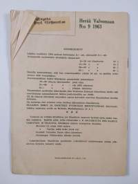 Herää valvomaan! 9/1963