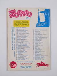 El Zorro nro 85 12/1965 : Miehen loukku