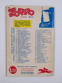 El Zorro nro 79 6/1965 : Rautanyrkin kosto