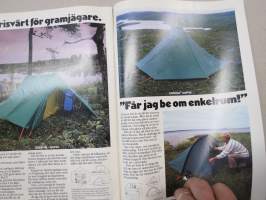 Caravan sovsäckar, lättviktstält, dunvästar, ryggsäckar 1985 -esite / tuoteluettelo, ruotsinkielinen