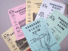 Vankkuriviesti - Kaarina, Paimion, Parasiten, Salon ja Turun SF-caravan yhdistysten yhteistiedote, 11 kpl lehtiä yhdessä erässä vv. 1978-1984