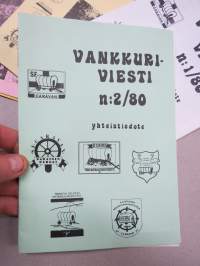 Vankkuriviesti - Kaarina, Paimion, Parasiten, Salon ja Turun SF-caravan yhdistysten yhteistiedote, 11 kpl lehtiä yhdessä erässä vv. 1978-1984