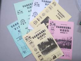 Vankkuriviesti - Kaarina, Paimion, Parasiten, Salon ja Turun SF-caravan yhdistysten yhteistiedote, 11 kpl lehtiä yhdessä erässä vv. 1978-1984