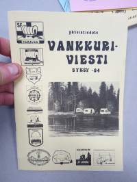 Vankkuriviesti - Kaarina, Paimion, Parasiten, Salon ja Turun SF-caravan yhdistysten yhteistiedote, 11 kpl lehtiä yhdessä erässä vv. 1978-1984