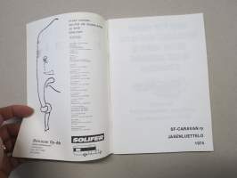 SF-Caravan jäsenluettelo 1974