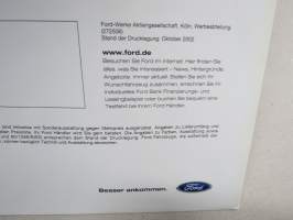 Ford Focus RS -tyhjä esitekansio