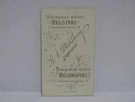 Visiittikorttivalokuva - K. E. Ståhlberg Helsinki