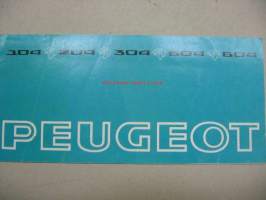 Peugeot 104, 204, 304, 504, 604 1976 -myyntiesite