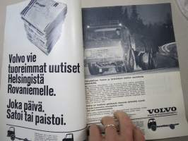 Tuulilasi 1970 nr 7 -Kuorma-autonumero, Automatkailua matkailuautolla Ford Freedom - Citroen Camionette, Volvo 142 liikuntavammaisille, Solifer Consul KBT...