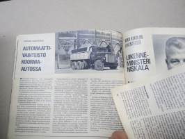 Tuulilasi 1970 nr 7 -Kuorma-autonumero, Automatkailua matkailuautolla Ford Freedom - Citroen Camionette, Volvo 142 liikuntavammaisille, Solifer Consul KBT...
