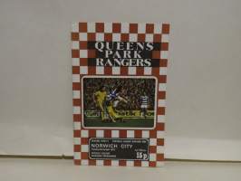 Queens Park Rangers v Norwich City Official Colour Souverin Programme