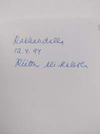 Lintuni, kaivattuni (signeerattu, tekijän omiste)