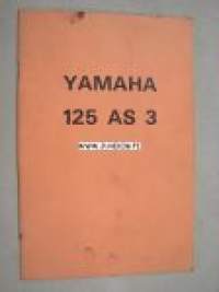 Yamaha 125 AS 3 -käyttöohjekirja 