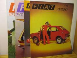 Fiat uutiset 1972 / 1-4 vuosikerta  -asiakaslehti