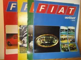 Fiat uutiset 1974 / 1-4 vuosikerta  -asiakaslehti