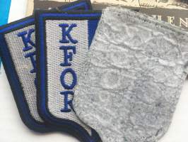Hihamerkki, kangasmerkki - KFOR