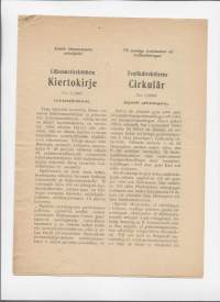Liikennetirehtöörin Kiertokirje nr 3 / 2007 27.12.1918 -Tavarankuljetuksista