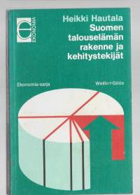 Suomen talouselämän rakenne ja kehitystekijätKirjaHautala, Heikki , Samerka 1976