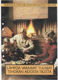 Lämpöä varaavat tulisijat / Tiilikeskus Oy 1981   16 sivua