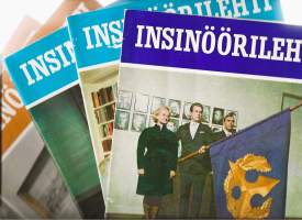 Insinöörilehti 1969 nr 12, 1970 nr 1-2,3,4 ja 5 yht 5 lehteä