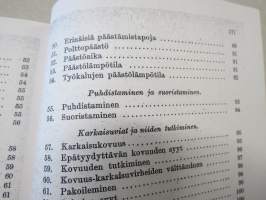 Karkaisijan (kirja) käsikirja - Ammattienedistämislaitoksen ammattikirjoja nr 1 -metallinkarkaisun perusteos, teräksen hehku- ja päästövärit värikartat -näköispainos