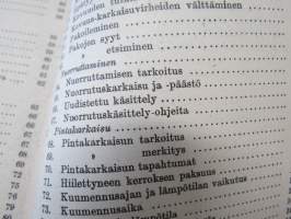 Karkaisijan (kirja) käsikirja - Ammattienedistämislaitoksen ammattikirjoja nr 1 -metallinkarkaisun perusteos, teräksen hehku- ja päästövärit värikartat -näköispainos