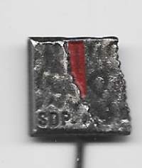 SDP 1988  neulamerkki  rintamerkki