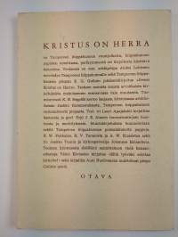 Kristus on herra : Tampereen hiippakunnan vuosijulkaisu 1948