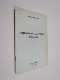 Finanssimatematiikan tauluja