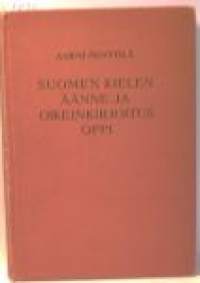 Suomen kielen äänne-ja oikeinkirjoitusoppi