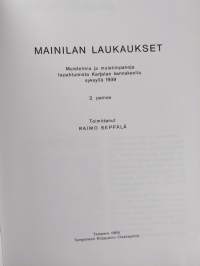 Mainilan laukaukset : Muistelmia ja muistiinpanoja tapahtumista Karjalan kannaksella syksyllä 1939