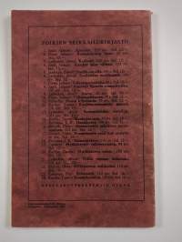 Kansakoulunopettajan muistikirja 1931-1932