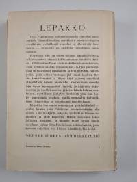 Lepakko (signeerattu, tekijän omiste)
