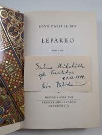 Lepakko (signeerattu, tekijän omiste)