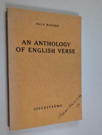 An anthology of English verse