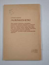 Aurinkohetki : Historiallinen pienoisnäytelmä