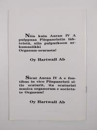 Organum seura 25 vuotta : Urkutaiteen viikon konsertit 19.-24.3.1990
